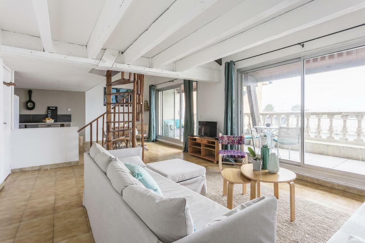 T3 Avec Terrasse Avec Vue Exceptionnelle Sur Les Quais De Sete Apartment ภายนอก รูปภาพ