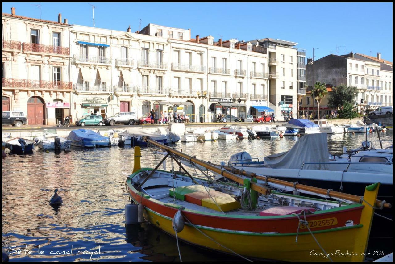 T3 Avec Terrasse Avec Vue Exceptionnelle Sur Les Quais De Sete Apartment ภายนอก รูปภาพ